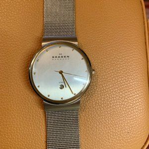 Skagen Women's 355LGSC Ancher Stainless Steel Mesh